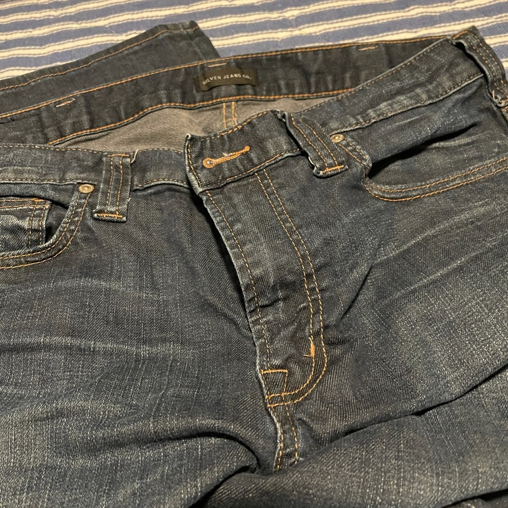 Men’s Silver Jeans